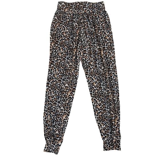 Victoria's Secret Velour Lounge Sweatpants Animal Print Jogger Size Women's XS - Picture 2 of 4